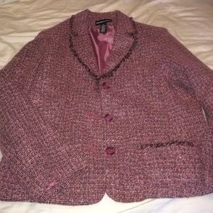 Shades of Pink, Black, and Grey Blazer